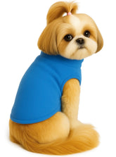 KUTKUT Drooling Light Weight Winter Fleece Vest Pullover for Small Dogs and Cats | Warm Turtle Neck Pullover for Maltese, Papillon, Shih Tzu etc.
